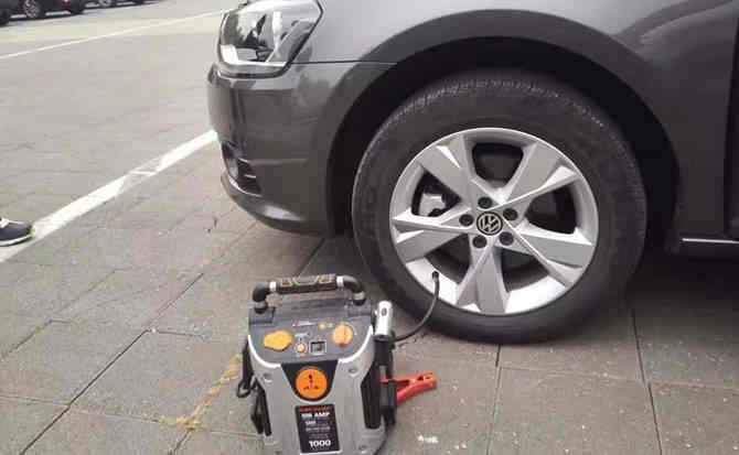 船营区汽车搭电案例